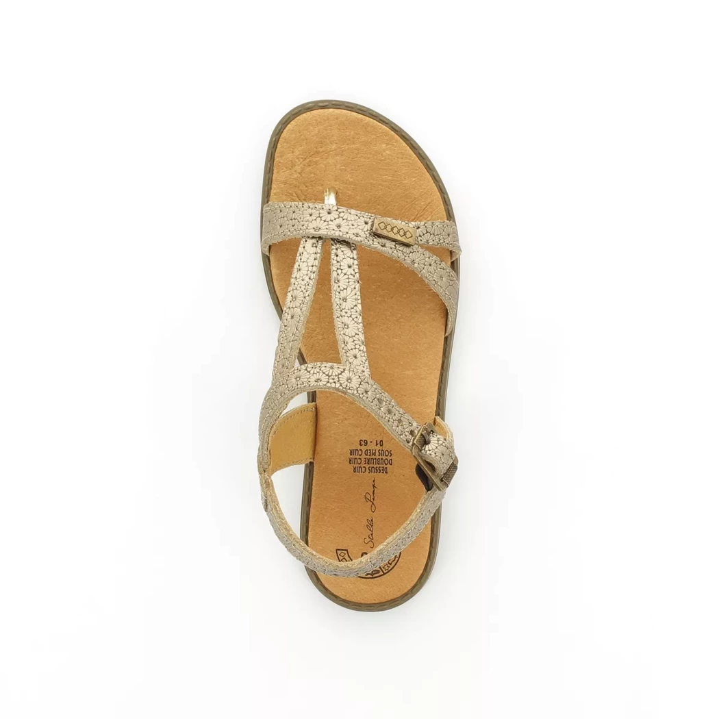 Image (6) de la chaussures Stella Pampa - Sandales et Nu-Pieds Or / Bronze / Platine en Cuir