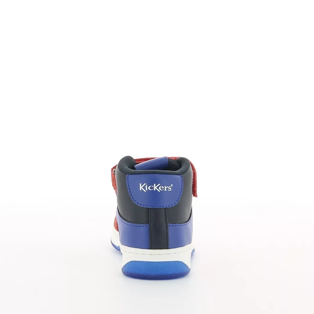 Image (3) de la chaussures Kickers - Bottines Rouge en Cuir