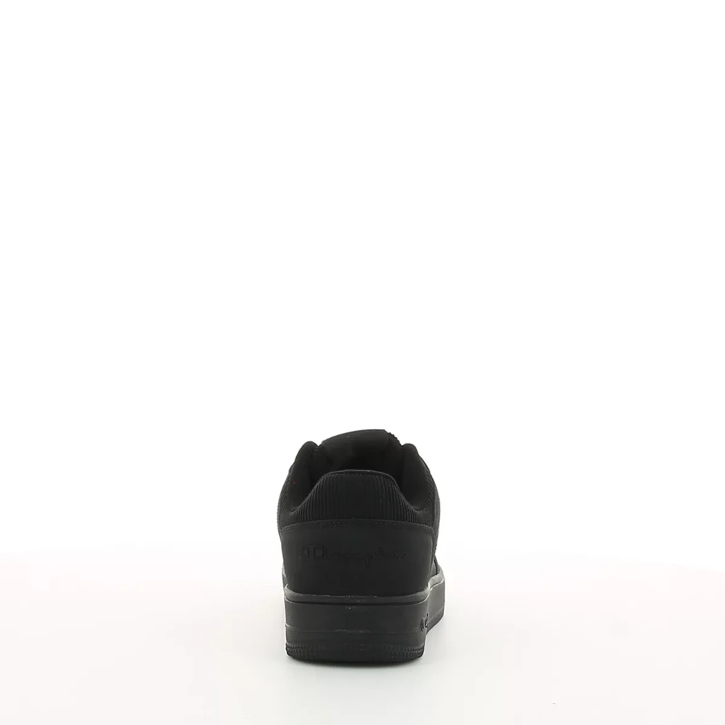 Image (3) de la chaussures Champion - Baskets Noir en Cuir synthétique