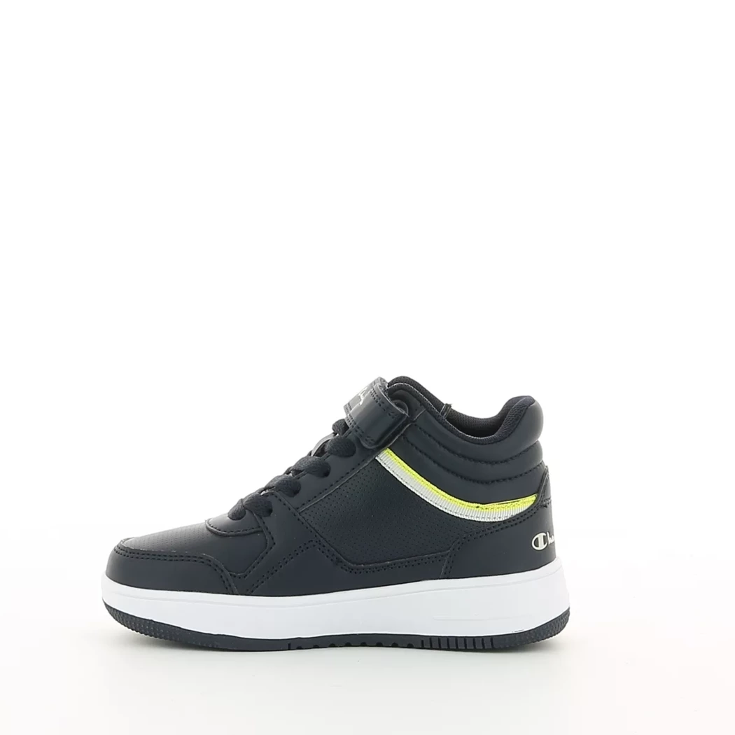 Image (4) de la chaussures Champion - Baskets Noir en Cuir synthétique