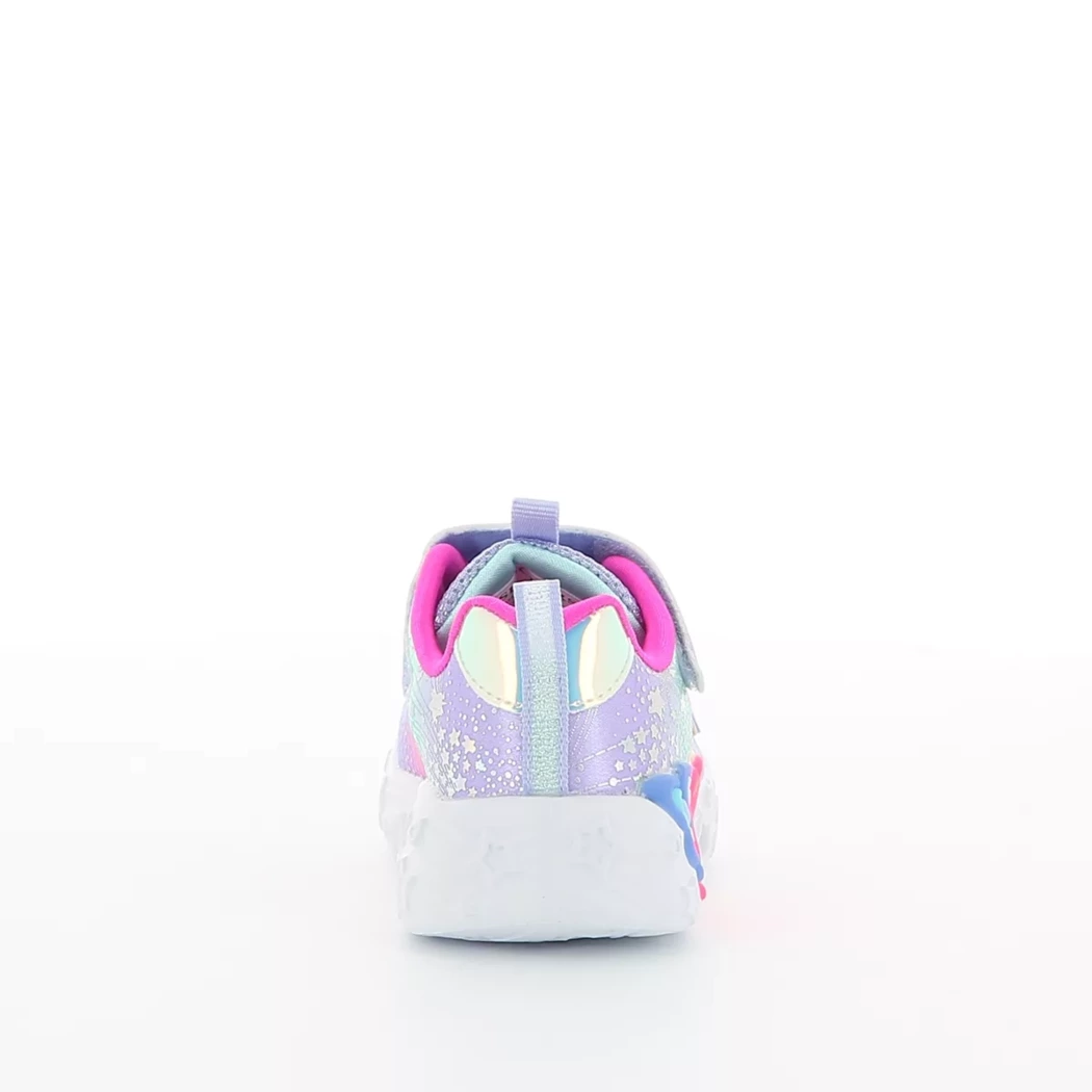 Image (3) de la chaussures Skechers - Baskets Violet / Lilas en Textile