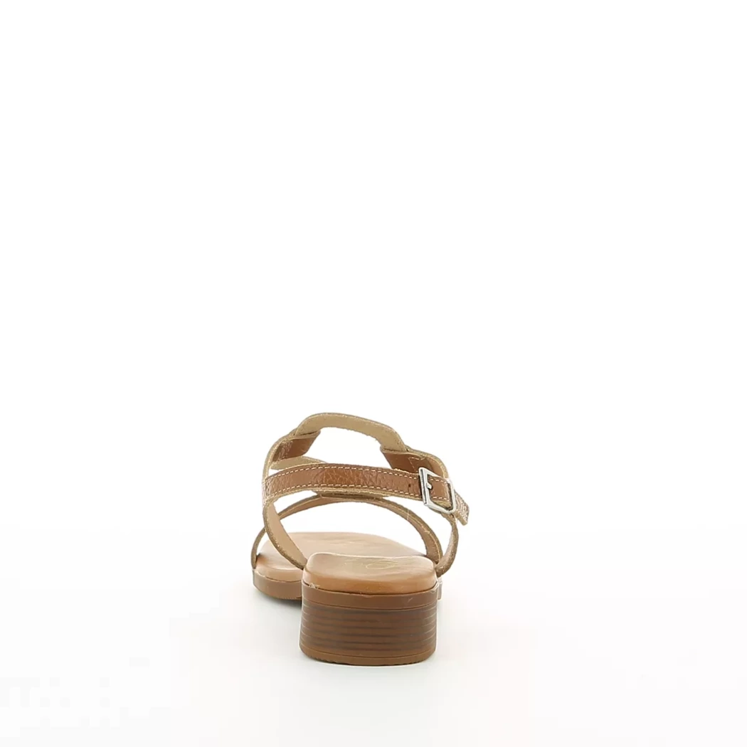 Image (3) de la chaussures Oh! My Sandals - Sandales et Nu-Pieds Cuir naturel / Cognac en Cuir