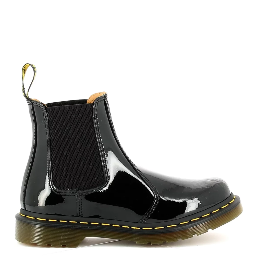 Image (2) de la chaussures Dr. Martens - Boots Noir en Cuir vernis
