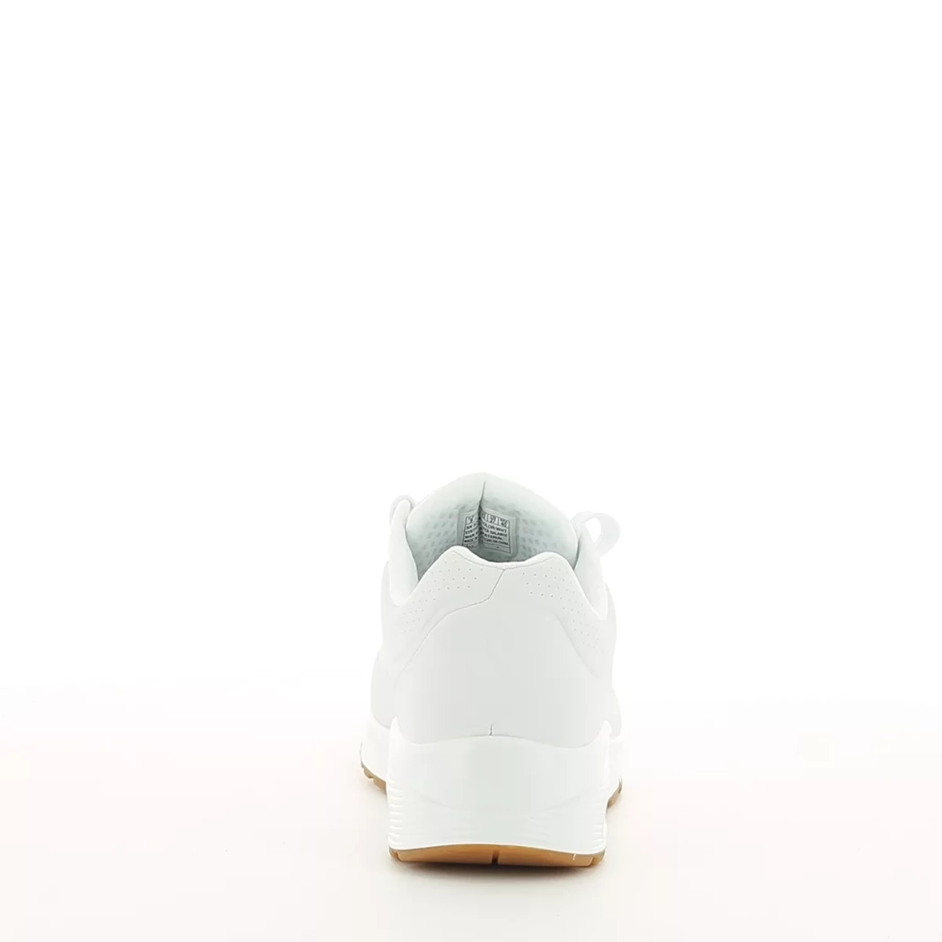 Image (3) de la chaussures Skechers - Baskets Blanc en Cuir synthétique