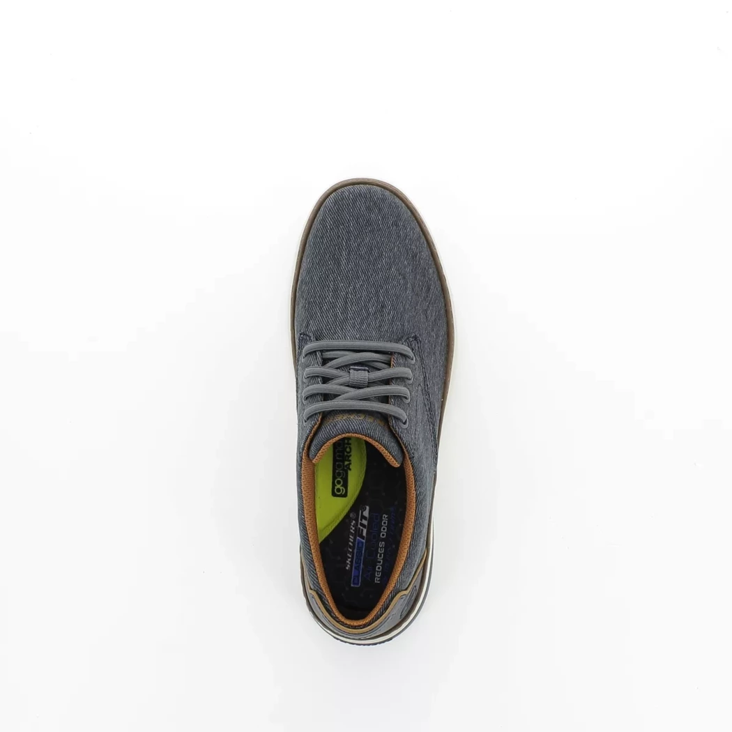 Image (6) de la chaussures Skechers - Baskets Gris en Textile