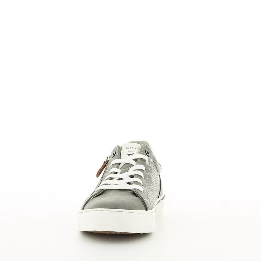 Image (5) de la chaussures Mustang - Baskets Gris en Cuir synthétique