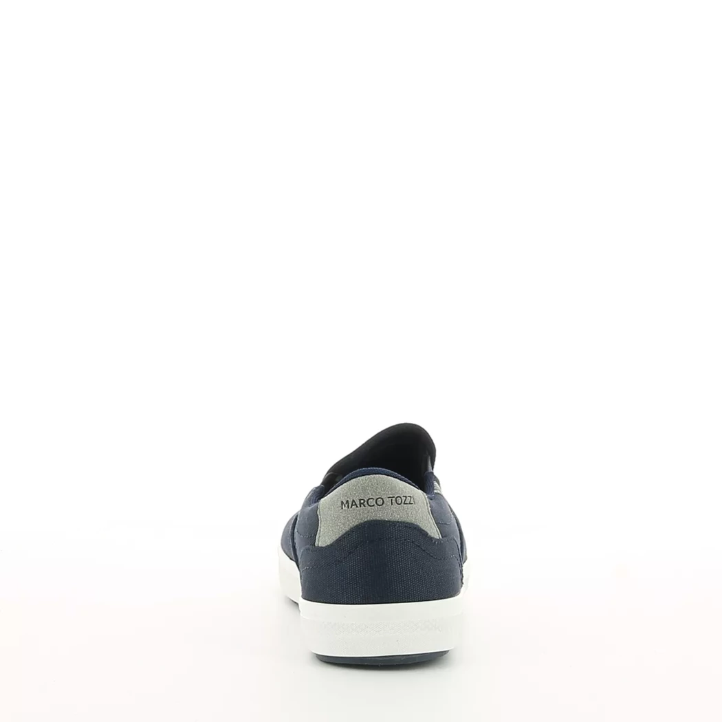 Image (3) de la chaussures Marco Tozzi - Mocassins Bleu en Textile
