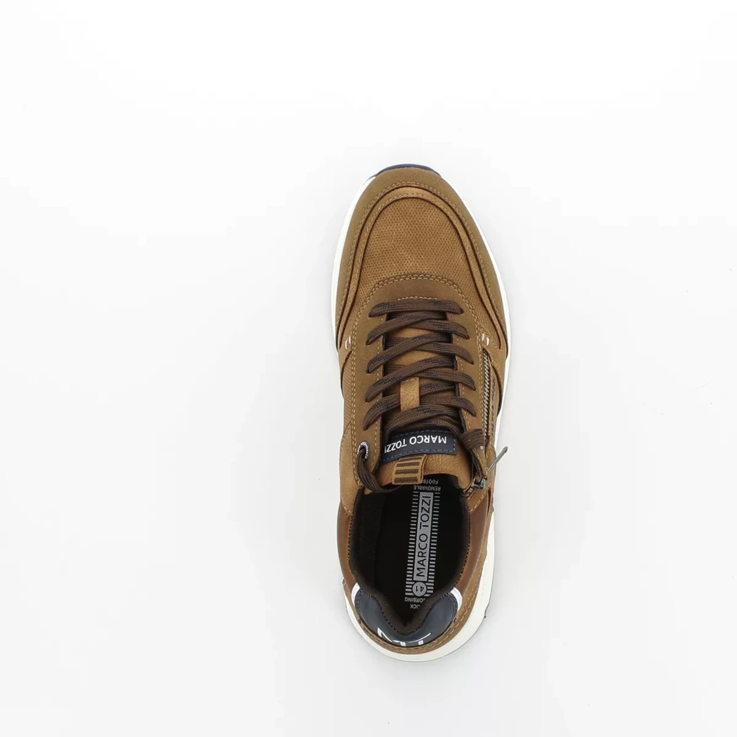 Image (6) de la chaussures Marco Tozzi - Baskets Cuir naturel / Cognac en Cuir nubuck