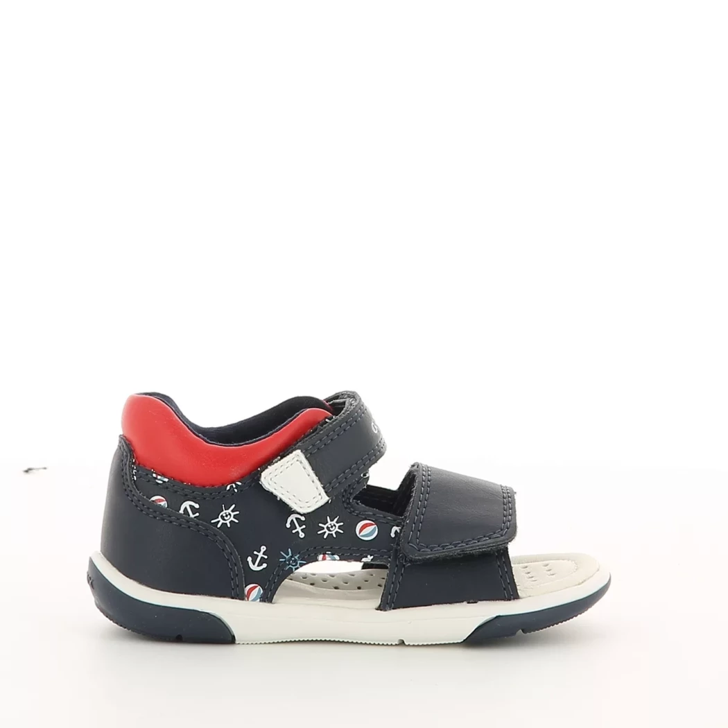 Image (2) de la chaussures Geox - Sandales et Nu-Pieds Bleu en Cuir synthétique