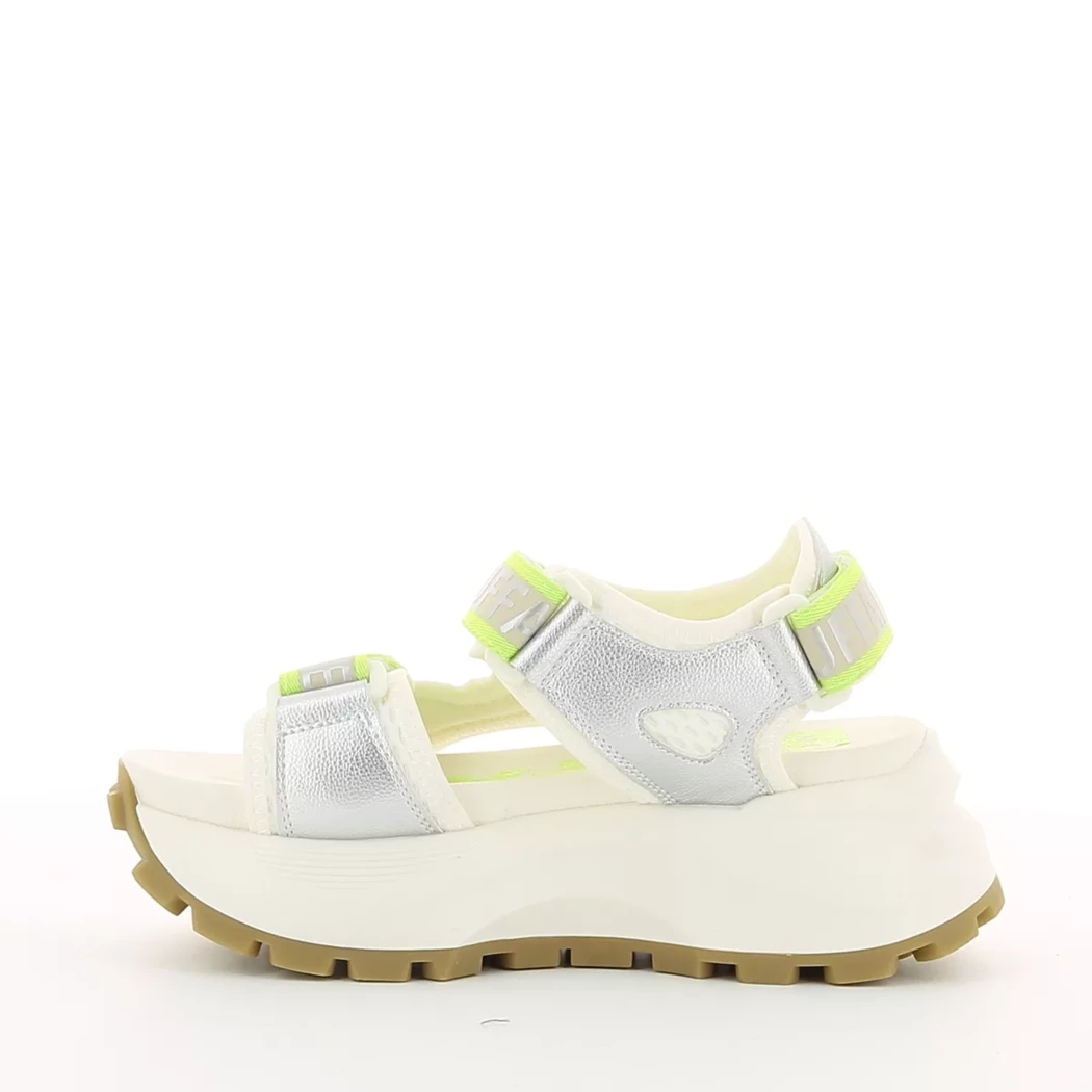 Image (4) de la chaussures Buffalo - Sandales et Nu-Pieds Blanc en Cuir synthétique