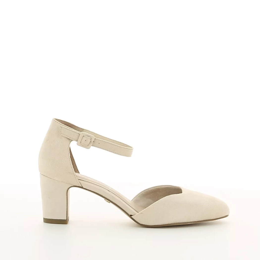 Image (2) de la chaussures Tamaris - Escarpins Beige en Cuir synthétique