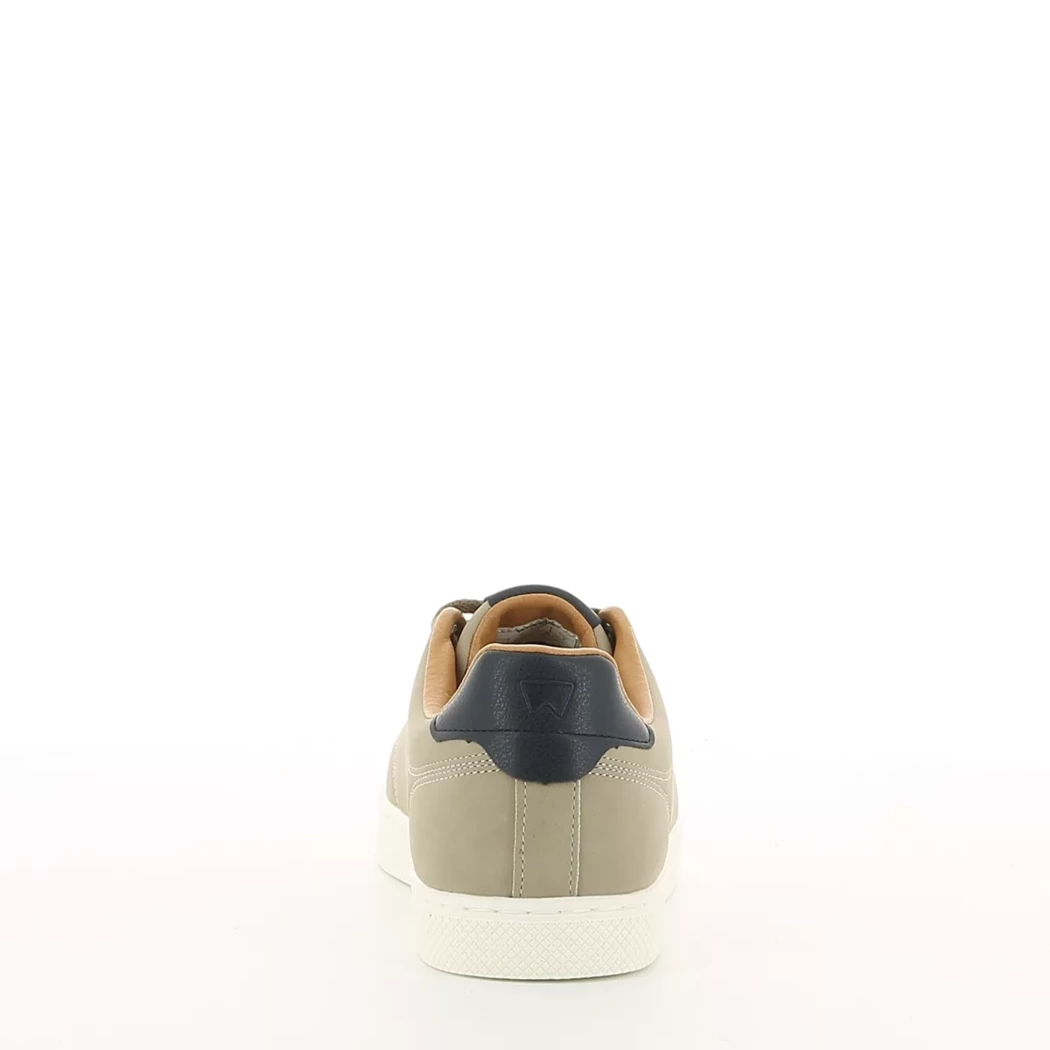 Image (3) de la chaussures Wrangler - Baskets Taupe en Cuir synthétique