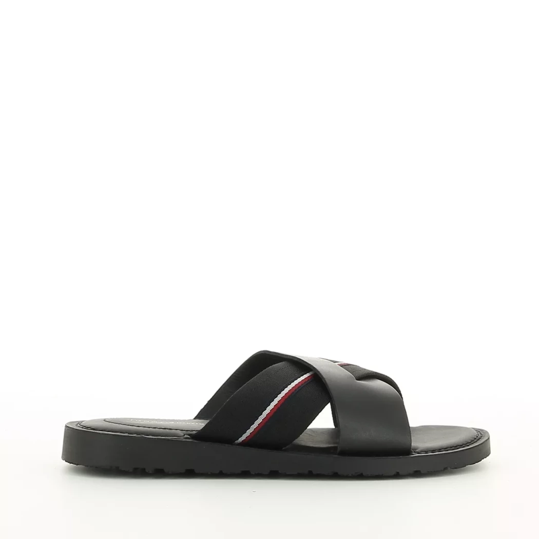 Image (2) de la chaussures Tommy Hilfiger - Mules et Sabots Noir en Cuir