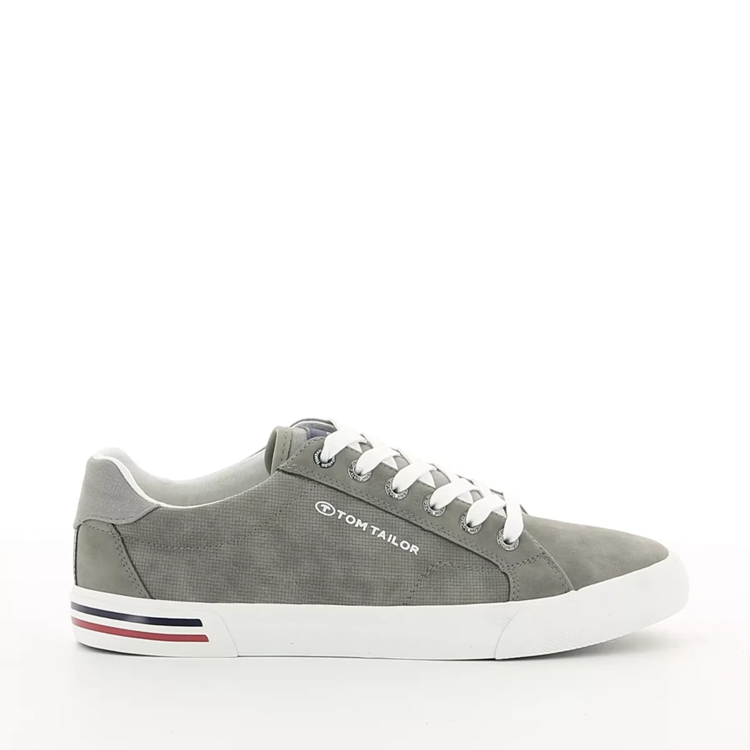 Image (2) de la chaussures Tom Tailor - Baskets Gris en Cuir synthétique