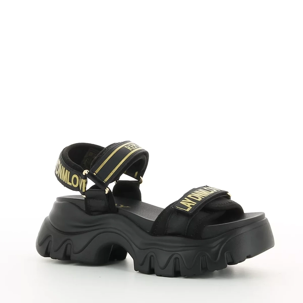 Image (1) de la chaussures Replay - Sandales et Nu-Pieds Noir en Textile