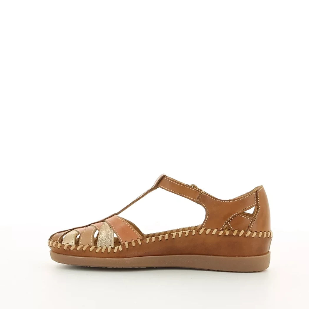 Image (4) de la chaussures Pikolinos - Escarpins Cuir naturel / Cognac en Cuir