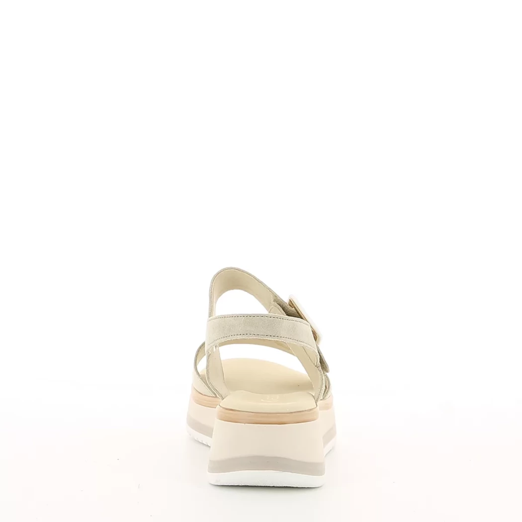 Image (3) de la chaussures Gabor - Sandales et Nu-Pieds Taupe en Cuir