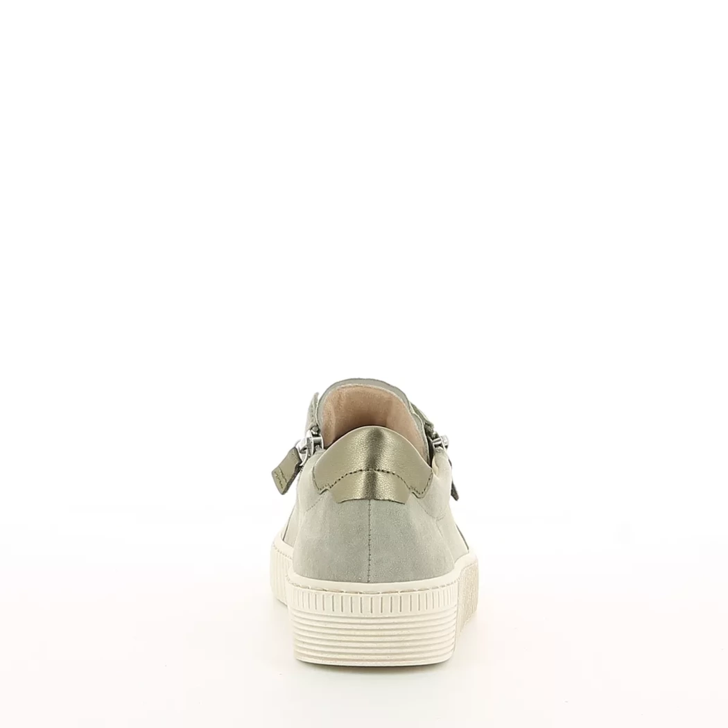Image (3) de la chaussures Gabor - Baskets Vert en Cuir nubuck