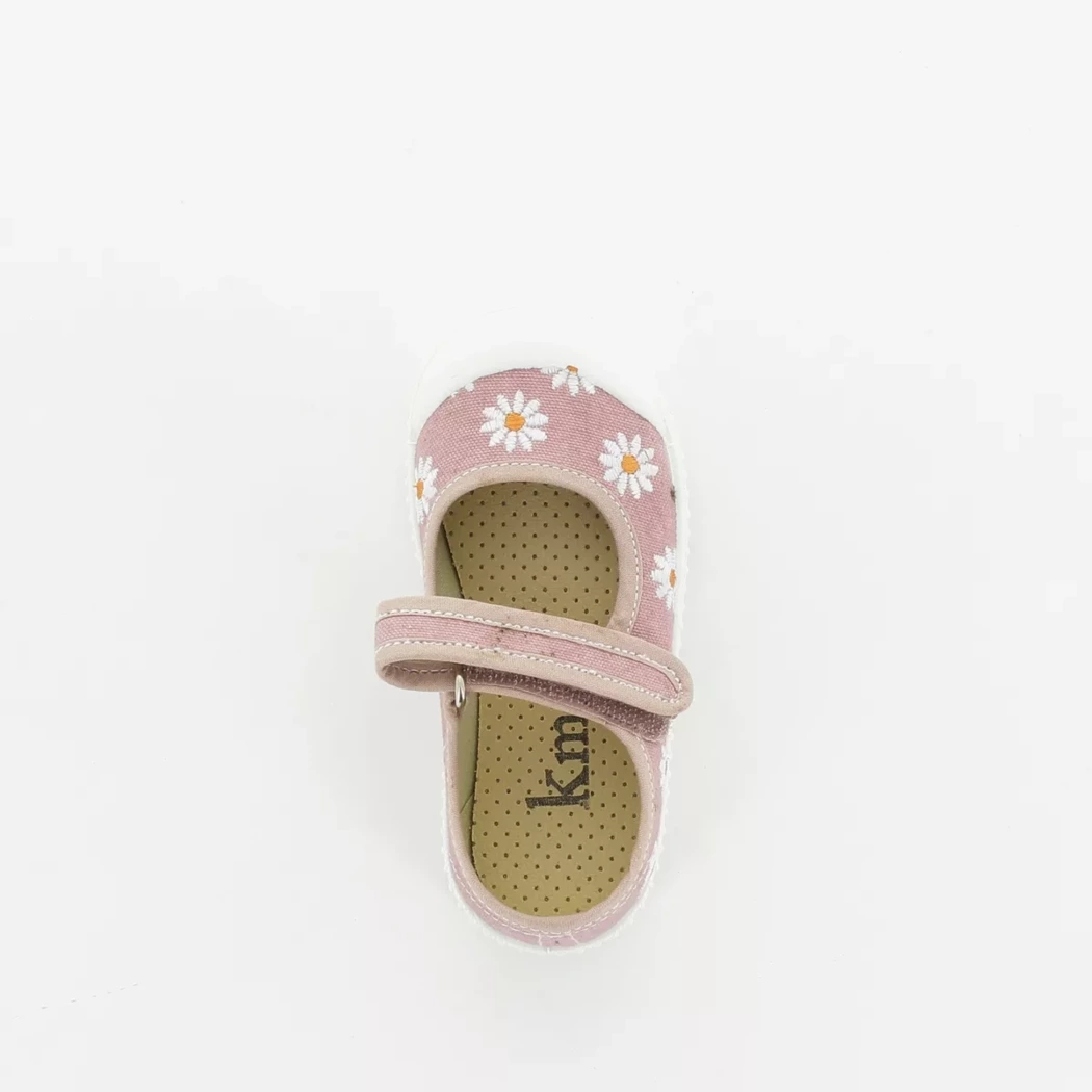 Image (6) de la chaussures Kmins - Ballerines Rose en Textile