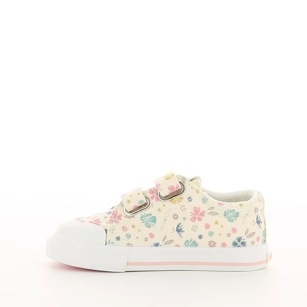 Image (4) de la chaussures Technobaby - Baskets Beige en Textile