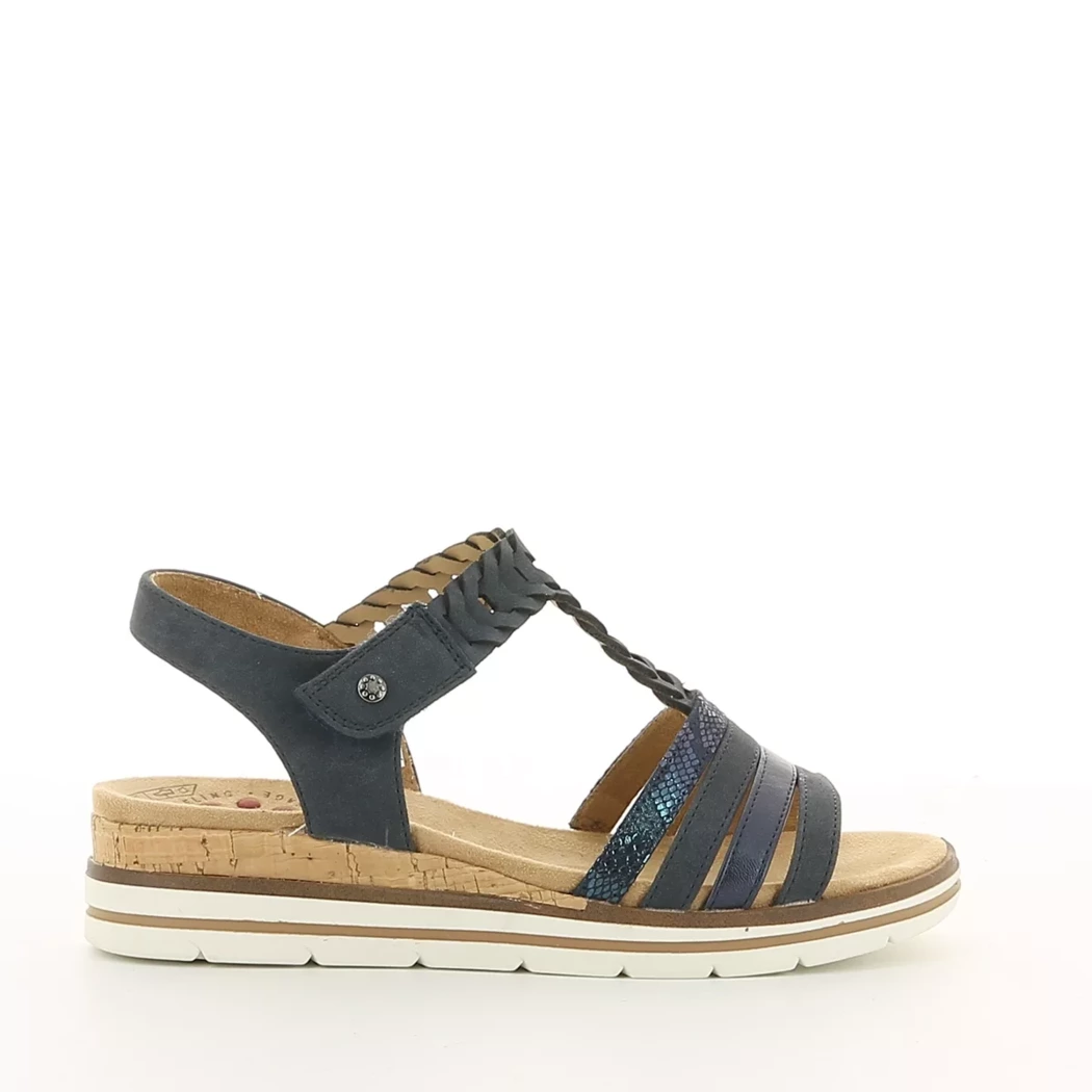 Image (2) de la chaussures Relife - Sandales et Nu-Pieds Bleu en Cuir synthétique