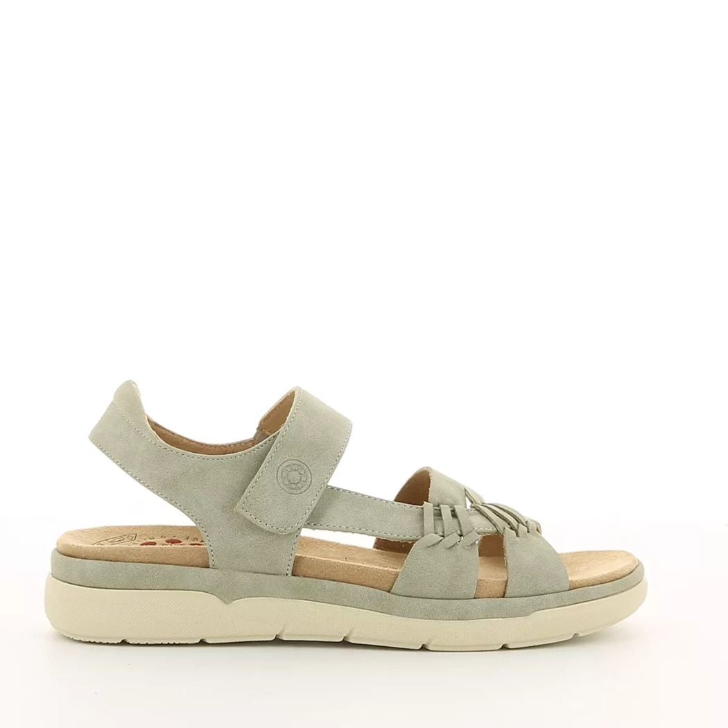 Image (2) de la chaussures Relife - Sandales et Nu-Pieds Vert en Cuir synthétique