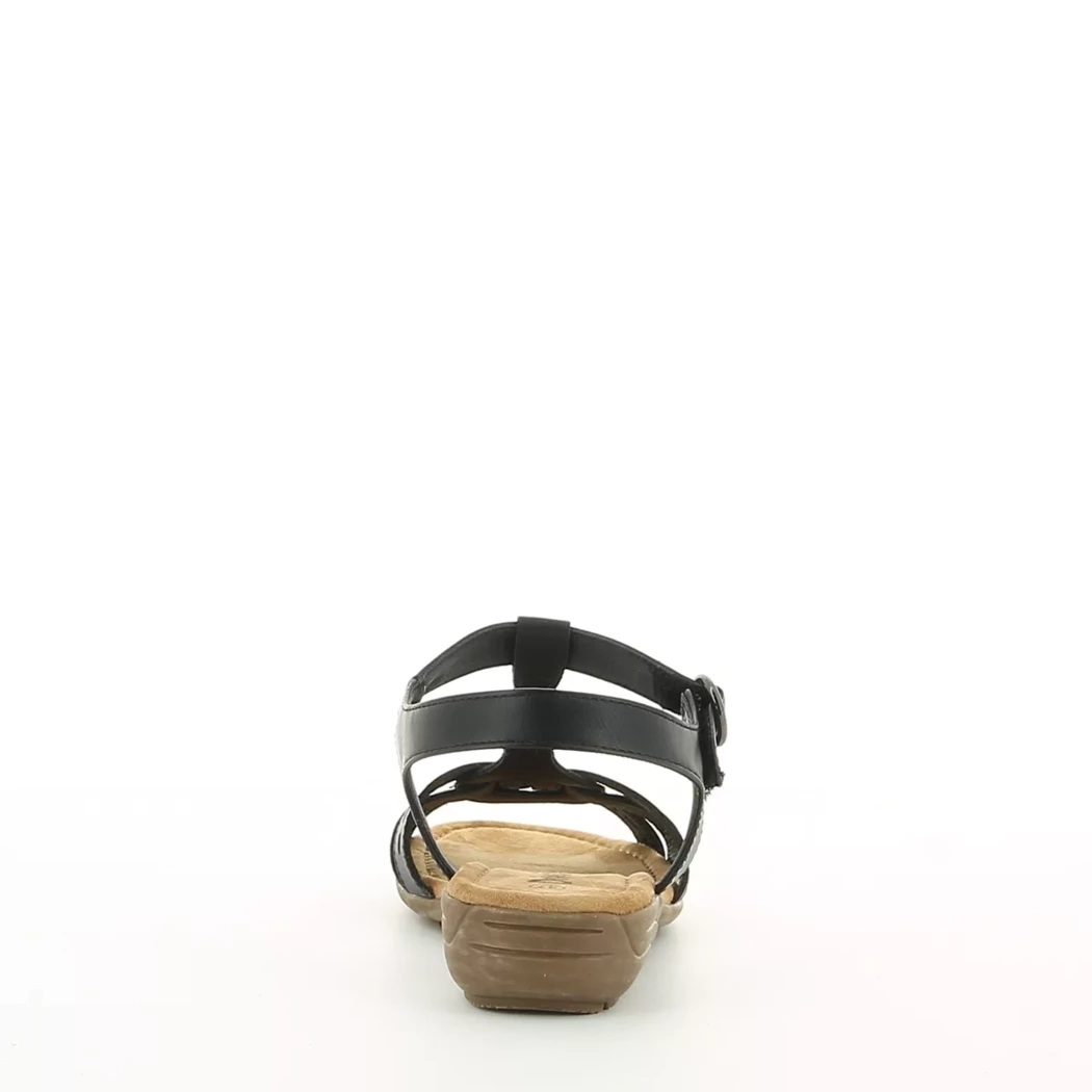 Image (3) de la chaussures Divina - Sandales et Nu-Pieds Noir en Cuir synthétique