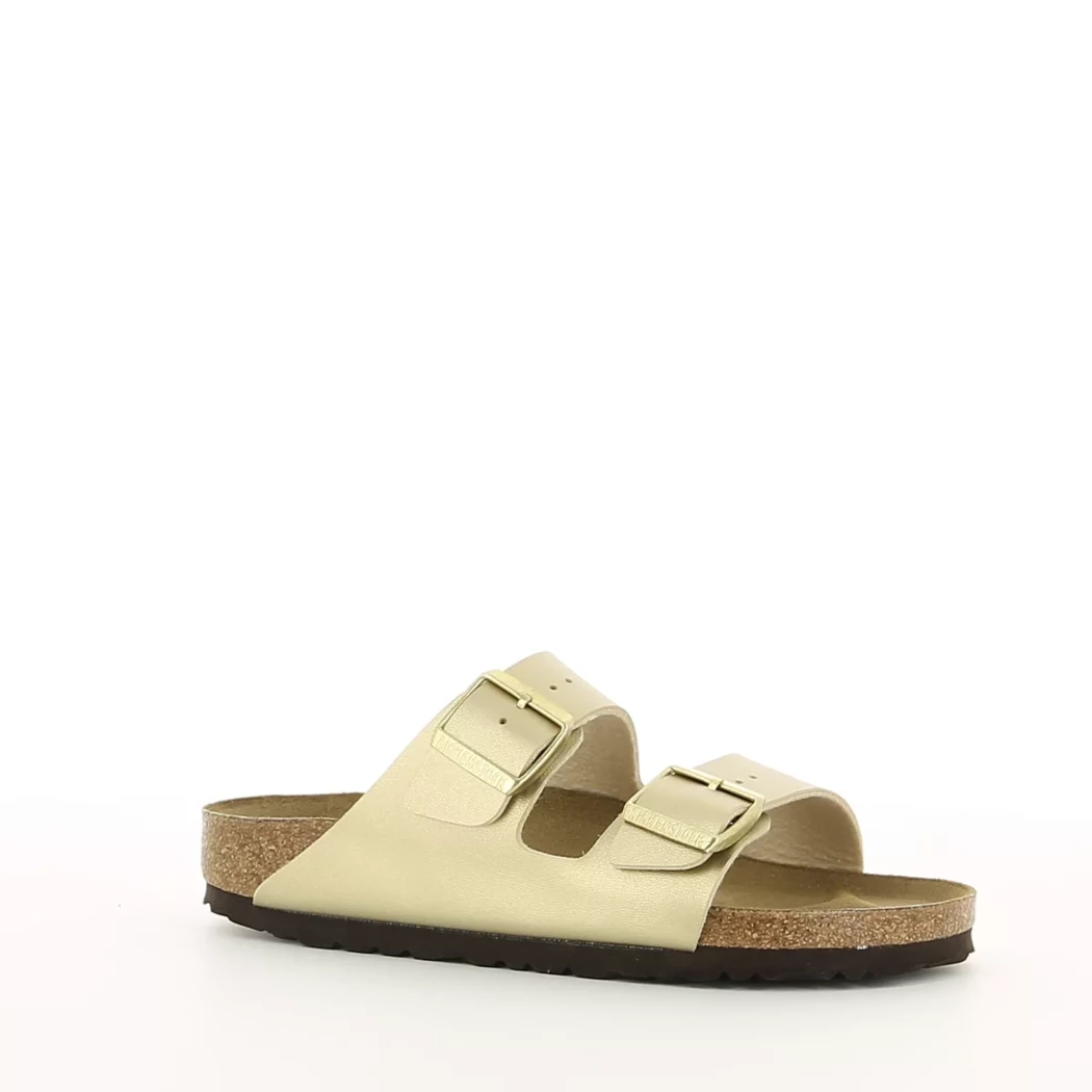 Image (1) de la chaussures Birkenstock - Mules et Sabots Or / Bronze / Platine en Cuir synthétique
