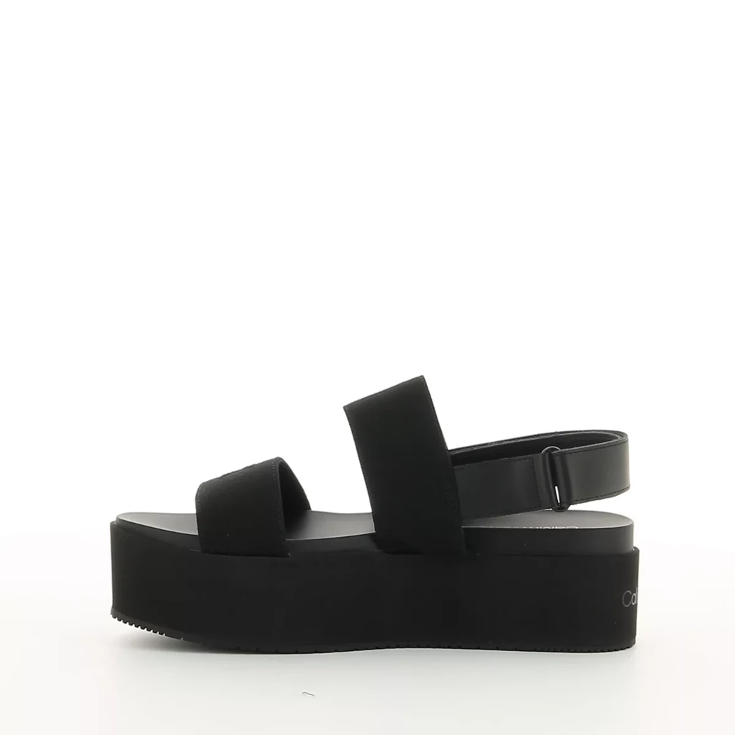 Image (4) de la chaussures Calvin Klein - Sandales et Nu-Pieds Noir en Textile