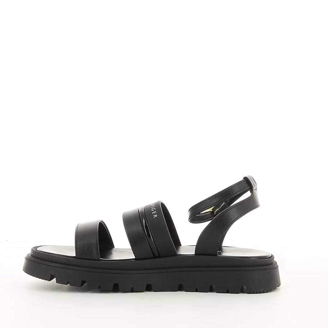 Image (4) de la chaussures Tommy Hilfiger - Sandales et Nu-Pieds Noir en Cuir