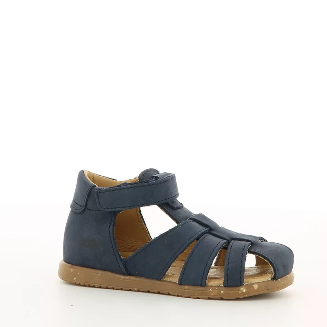 Image (1) de la chaussures Bopy - Sandales et Nu-Pieds Bleu en Cuir nubuck
