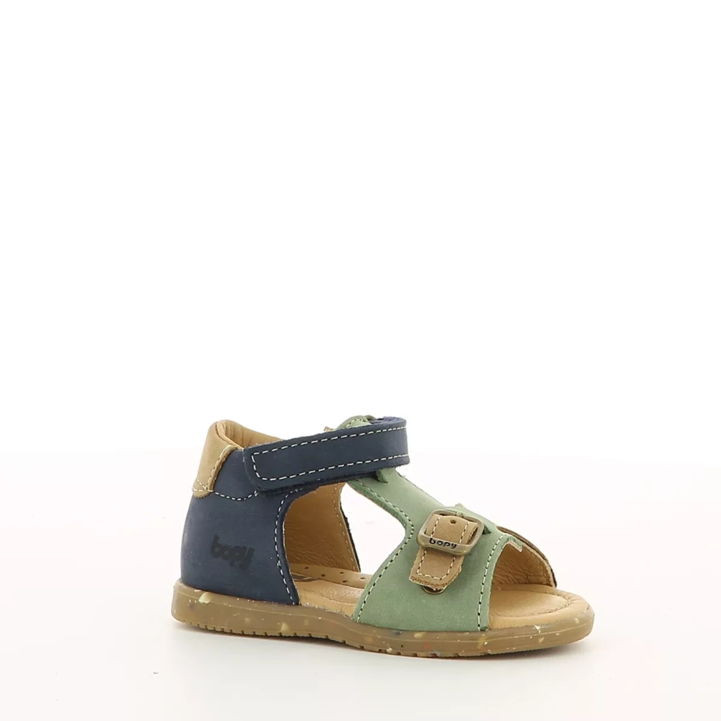 Image (1) de la chaussures Bopy - Sandales et Nu-Pieds Vert en Cuir nubuck