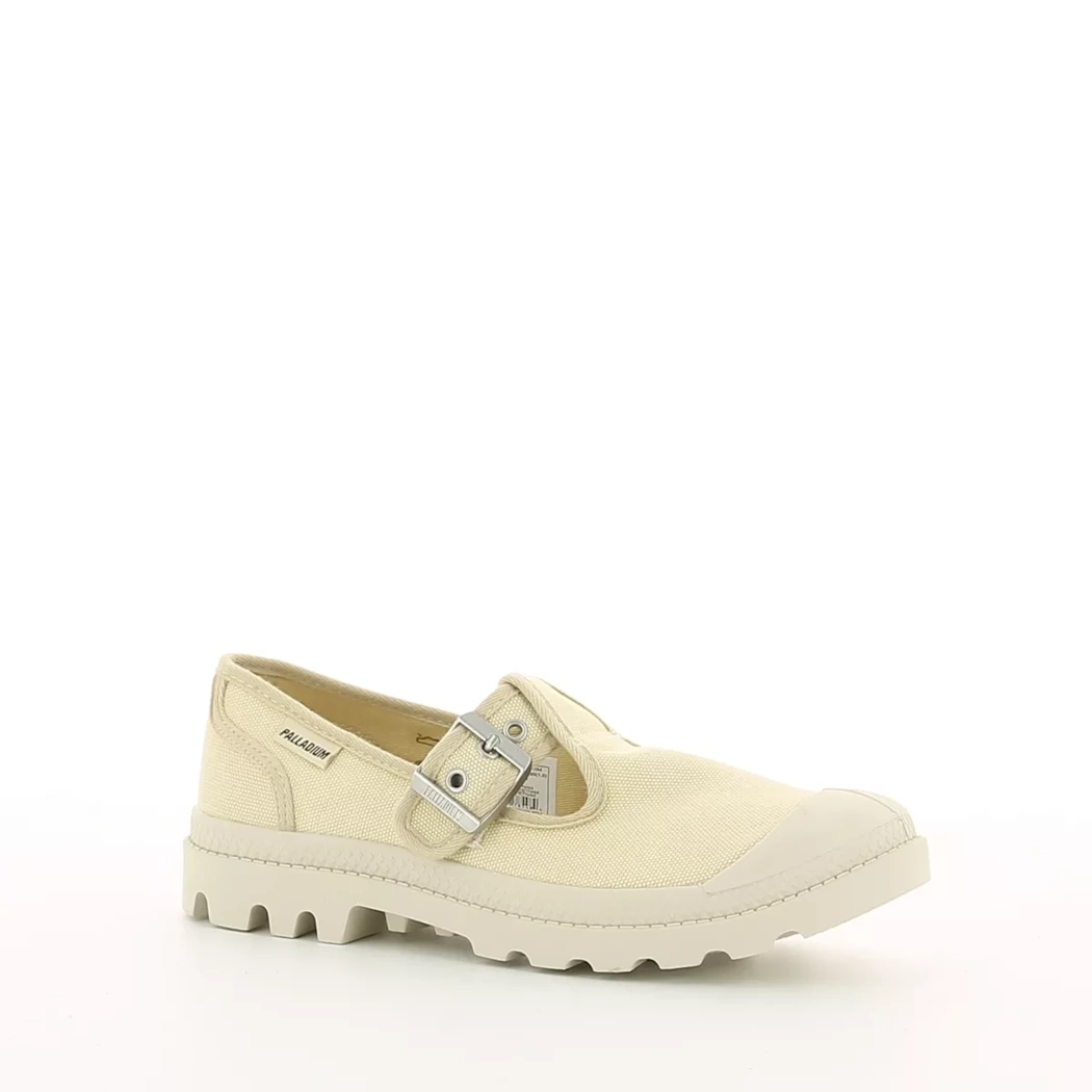 Image (1) de la chaussures Palladium - Ballerines Beige en Textile