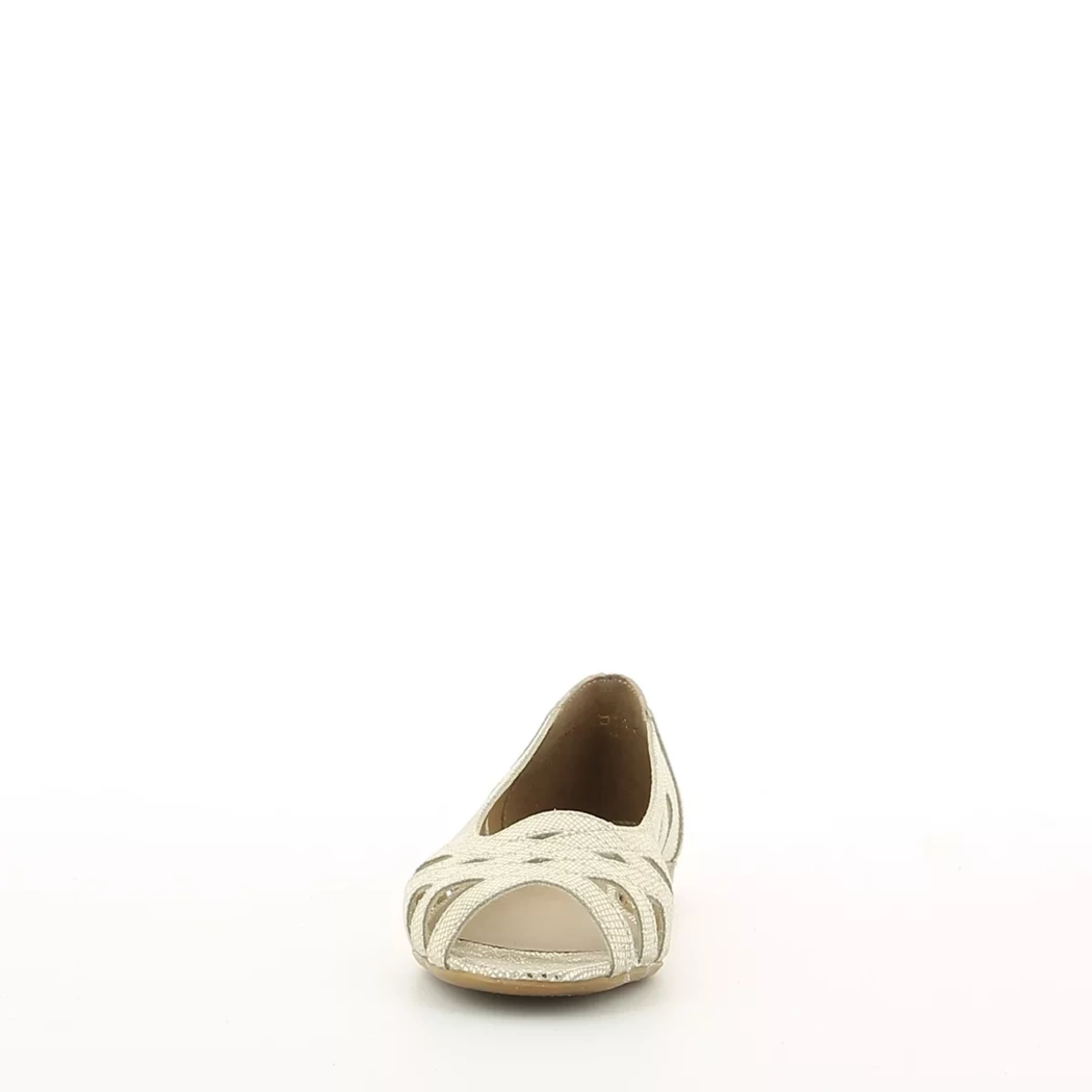 Image (5) de la chaussures Les Fees De Bengale - Ballerines Or / Bronze / Platine en Cuir