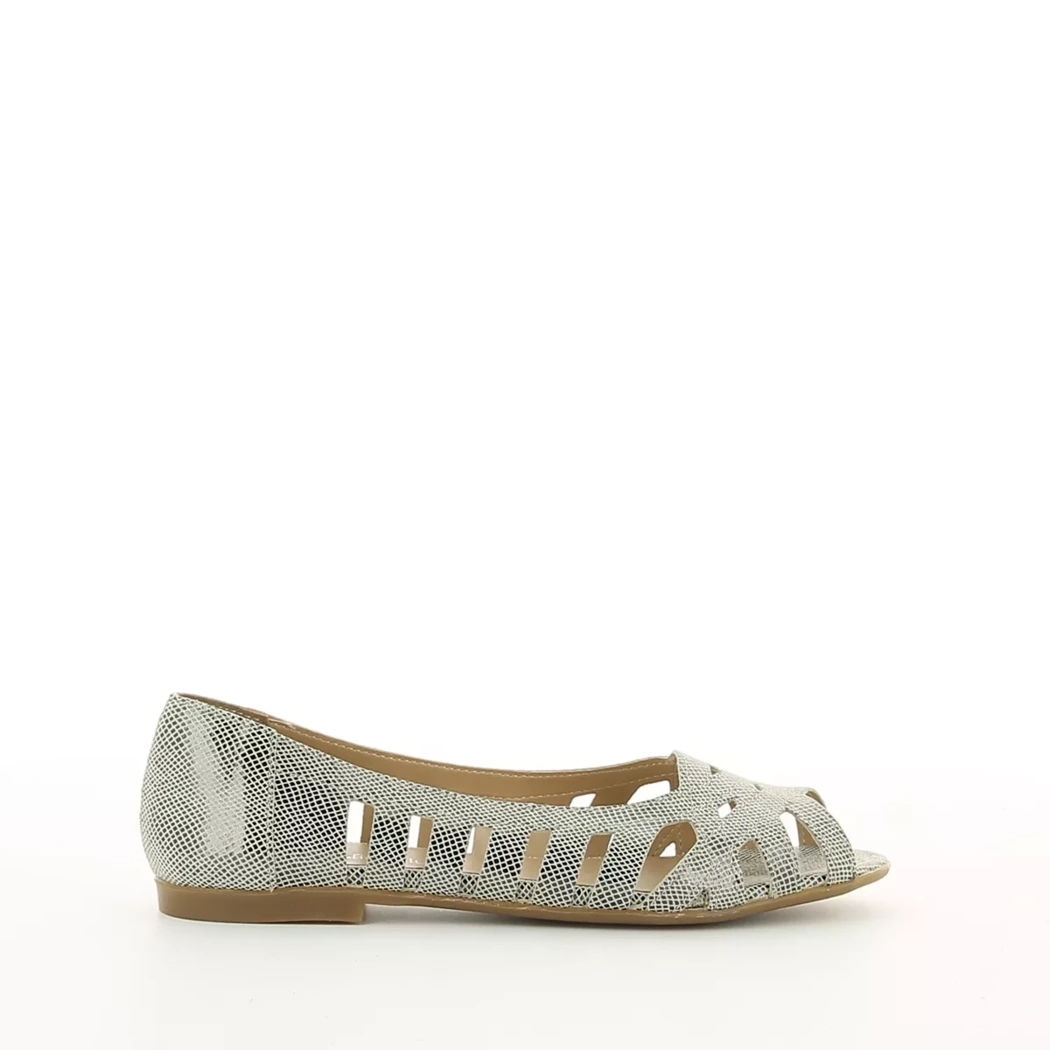 Image (2) de la chaussures Les Fees De Bengale - Ballerines Or / Bronze / Platine en Cuir