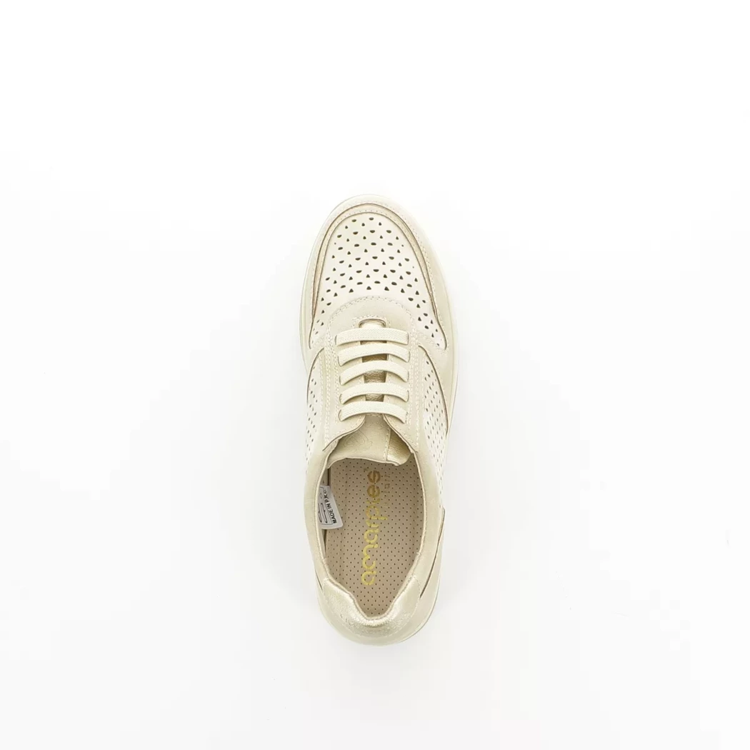 Image (6) de la chaussures Amarpies - Baskets Beige en Cuir synthétique