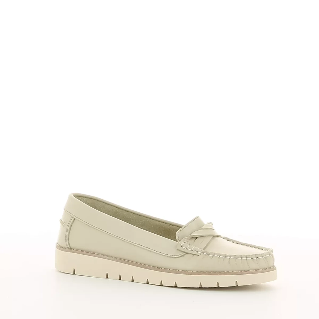 Image (1) de la chaussures Desir De Fuite - Mocassins Beige en Cuir