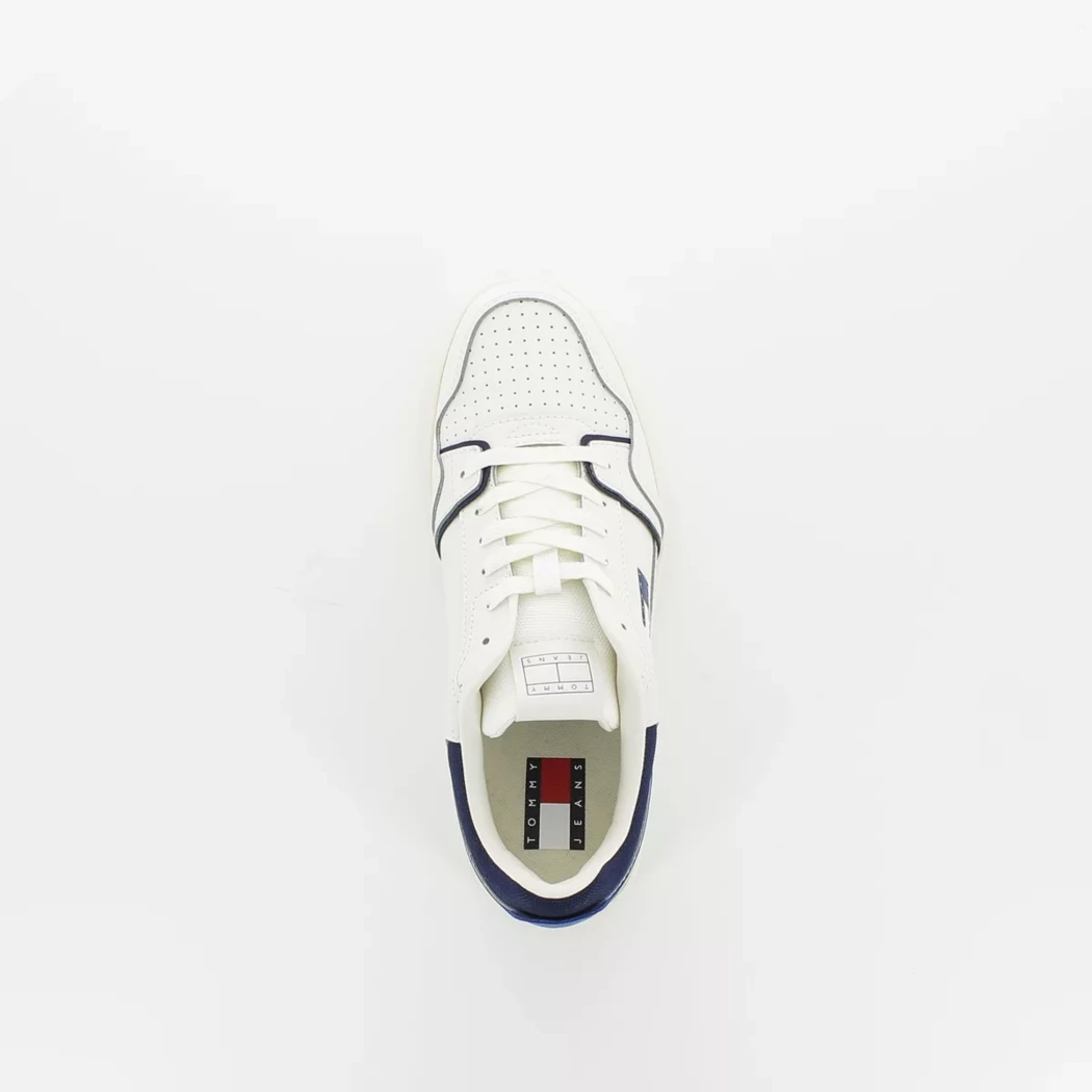 Image (6) de la chaussures Tommy jeans - Baskets Blanc en Cuir