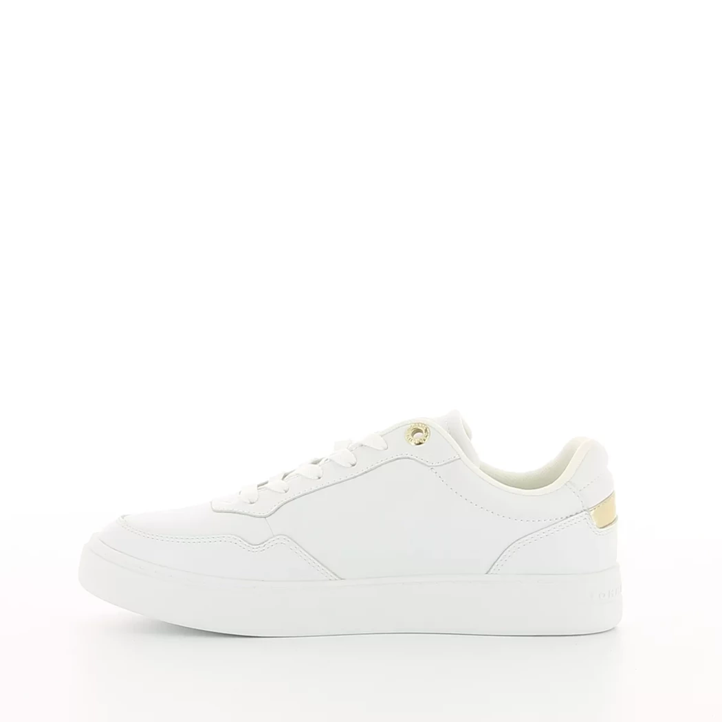 Image (4) de la chaussures Tommy Hilfiger - Baskets Blanc en Cuir