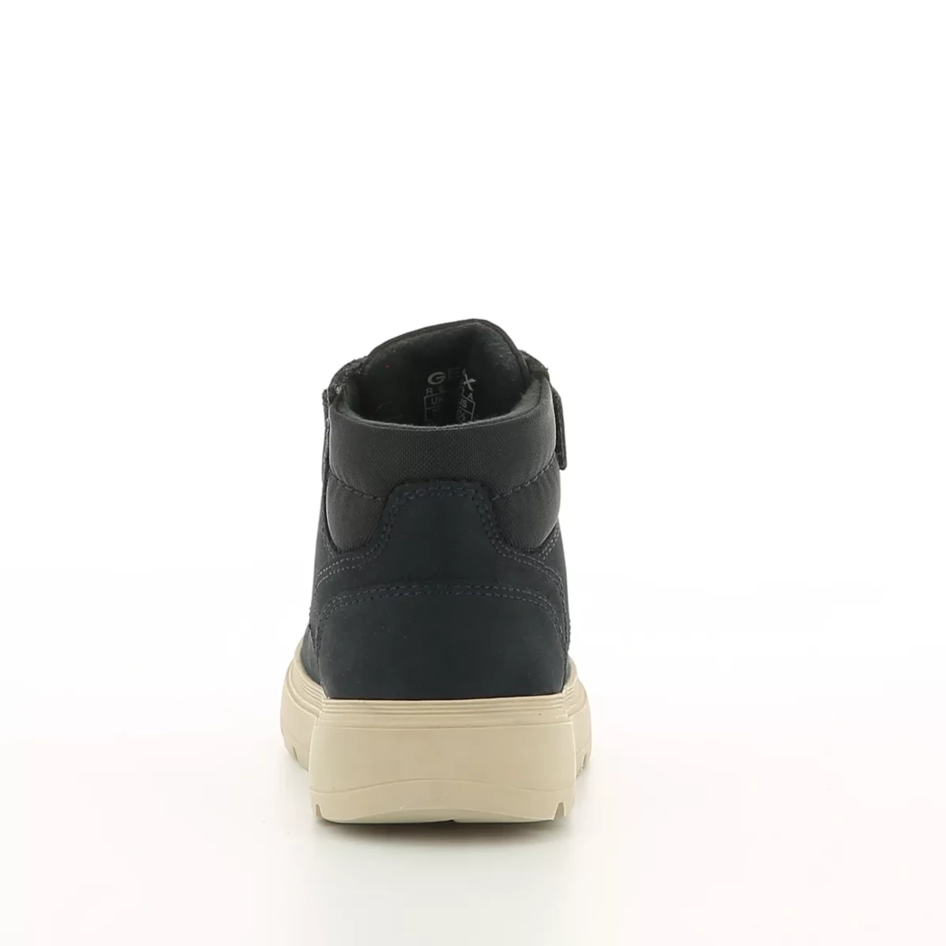 Image (3) de la chaussures Geox - Bottines Bleu en Cuir nubuck