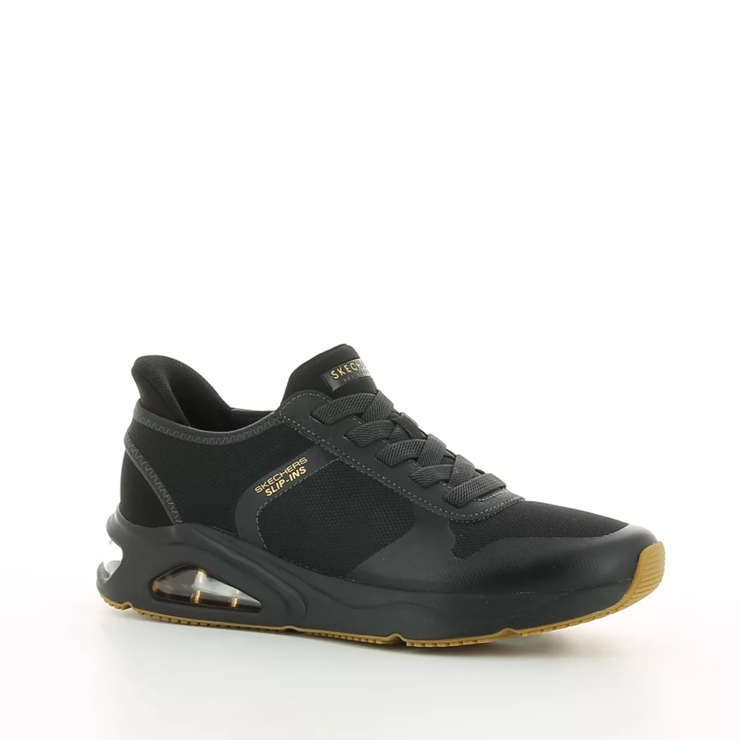 Image (1) de la chaussures Skechers - Baskets Noir en Cuir synthétique