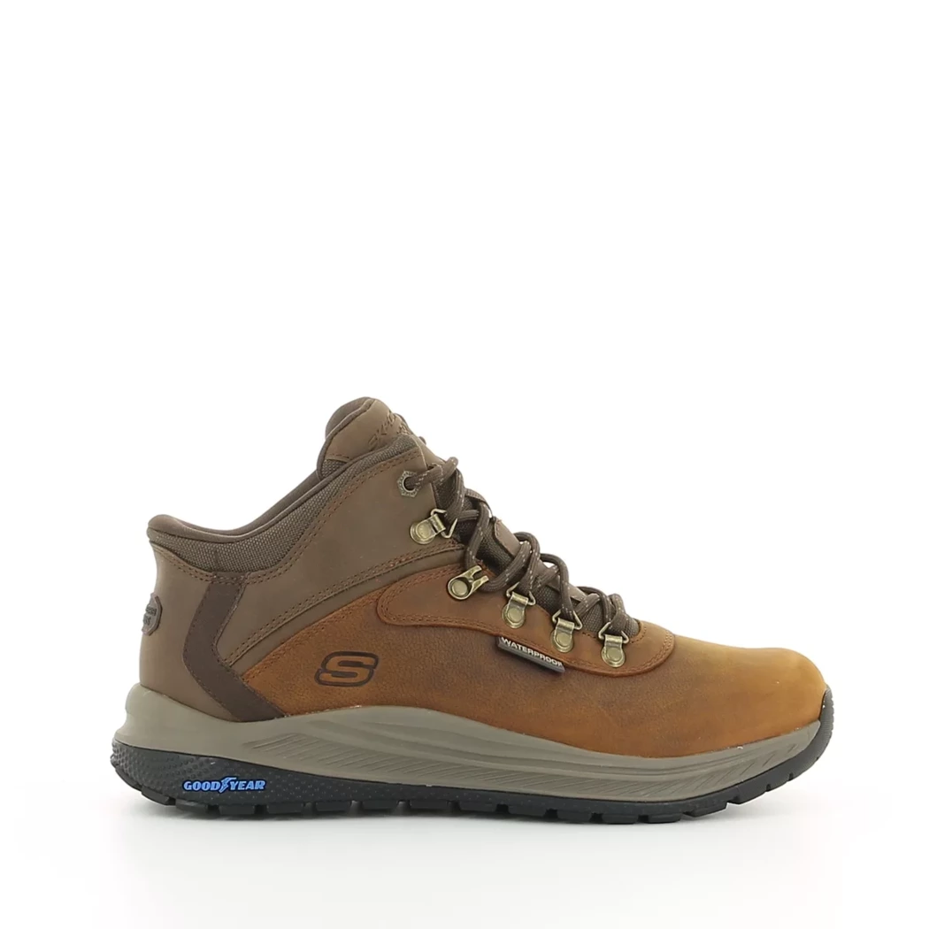 Image (2) de la chaussures Skechers - Bottines Cuir naturel / Cognac en Cuir synthétique