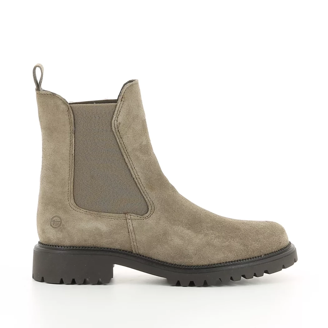 Image (2) de la chaussures Tamaris - Boots Taupe en Cuir nubuck