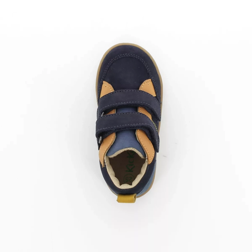Image (6) de la chaussures Kickers - Bottines Bleu en Cuir nubuck