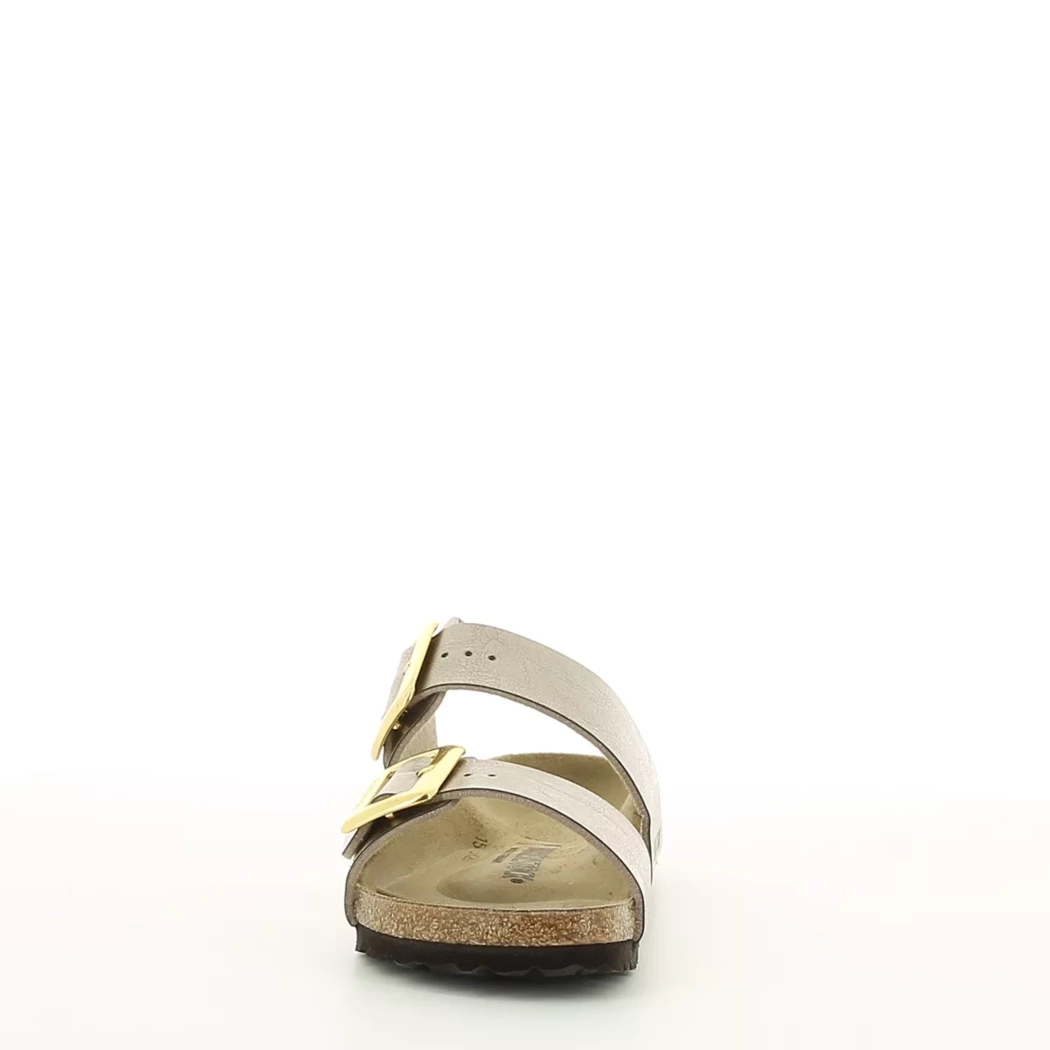 Image (5) de la chaussures Birkenstock - Mules et Sabots Taupe en Cuir synthétique