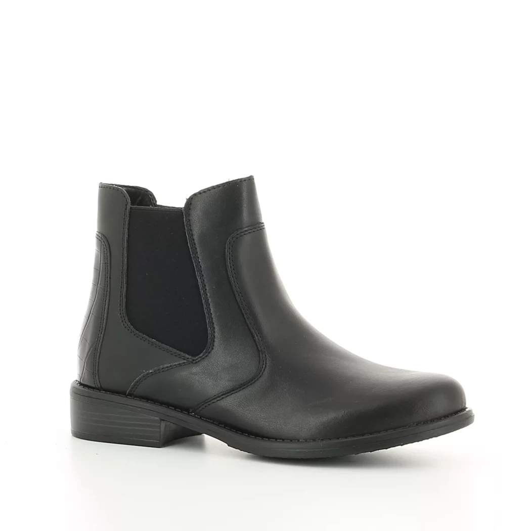 Image (1) de la chaussures Remonte - Boots Noir en Cuir