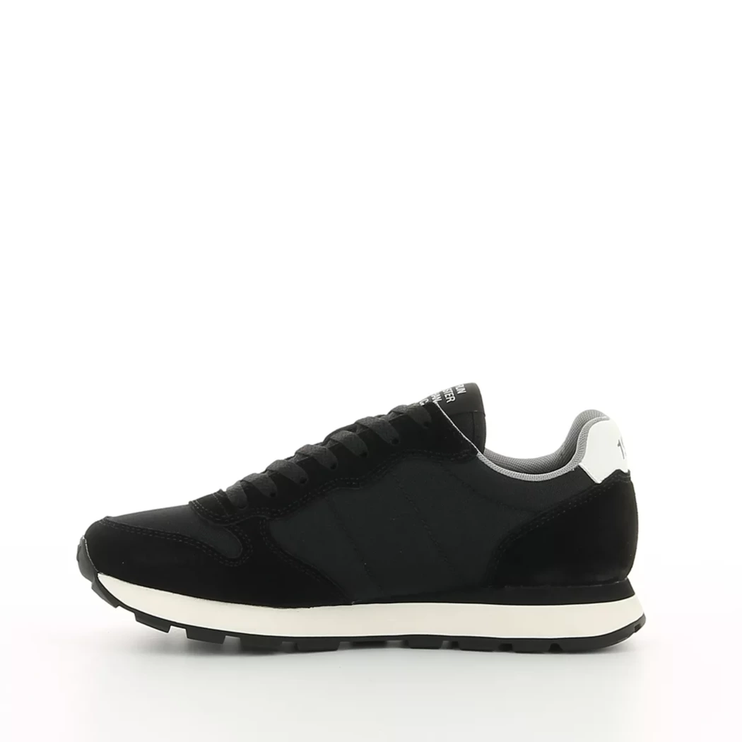 Image (4) de la chaussures Sun68 - Baskets Noir en Cuir nubuck