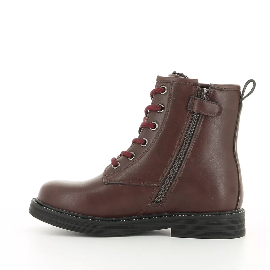 Image (4) de la chaussures Fashion Victim - Bottines Bordeaux en Cuir synthétique