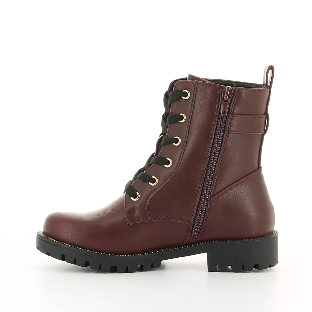 Image (4) de la chaussures Fashion Victim - Bottines Bordeaux en Cuir synthétique