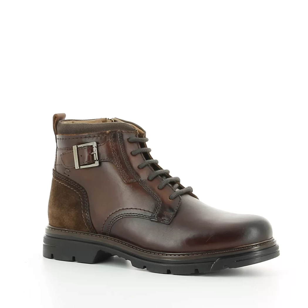 Image (1) de la chaussures Trek Stone - Bottines Cuir naturel / Cognac en Cuir